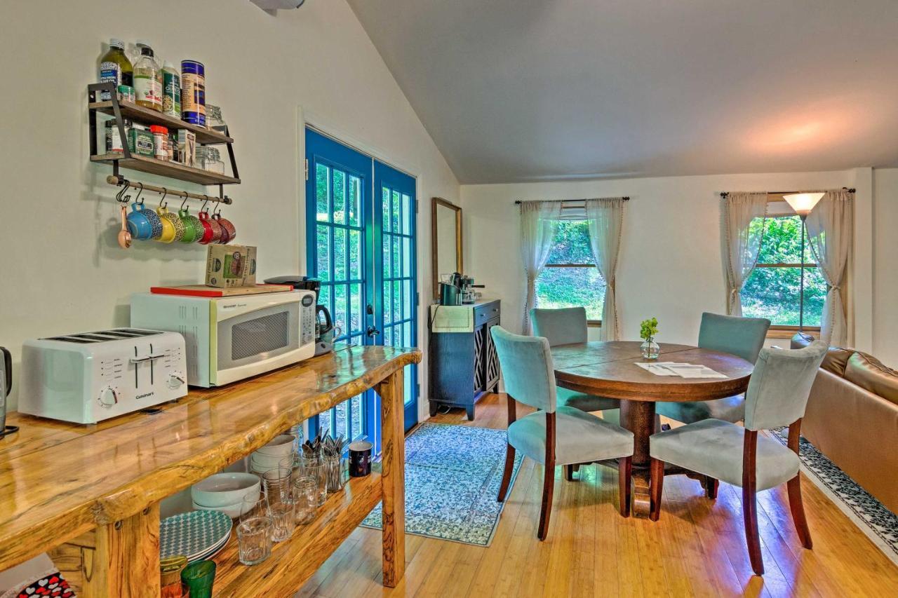הוילה Cozy And Charming Asheville Cabin 5 Mi To Downtown! מראה חיצוני תמונה