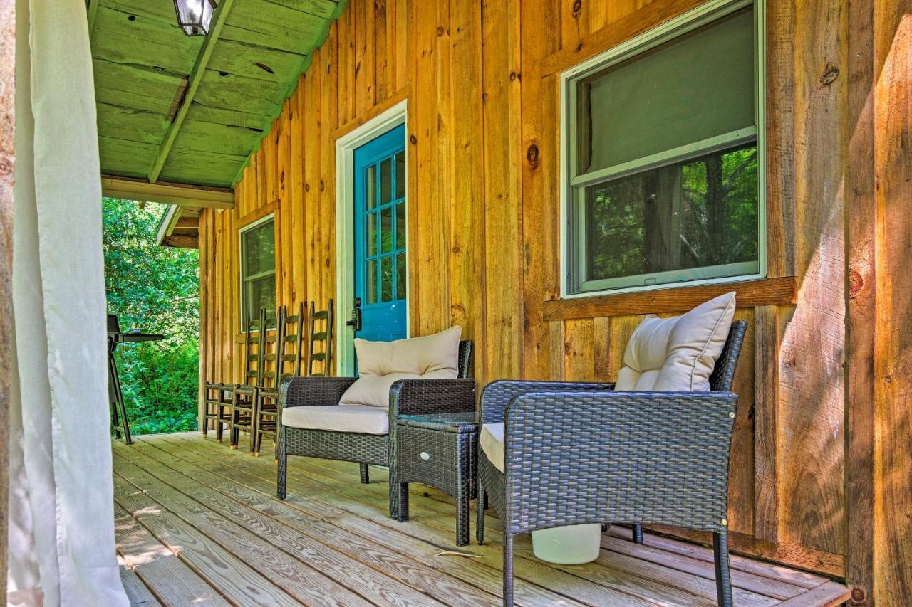 הוילה Cozy And Charming Asheville Cabin 5 Mi To Downtown! מראה חיצוני תמונה