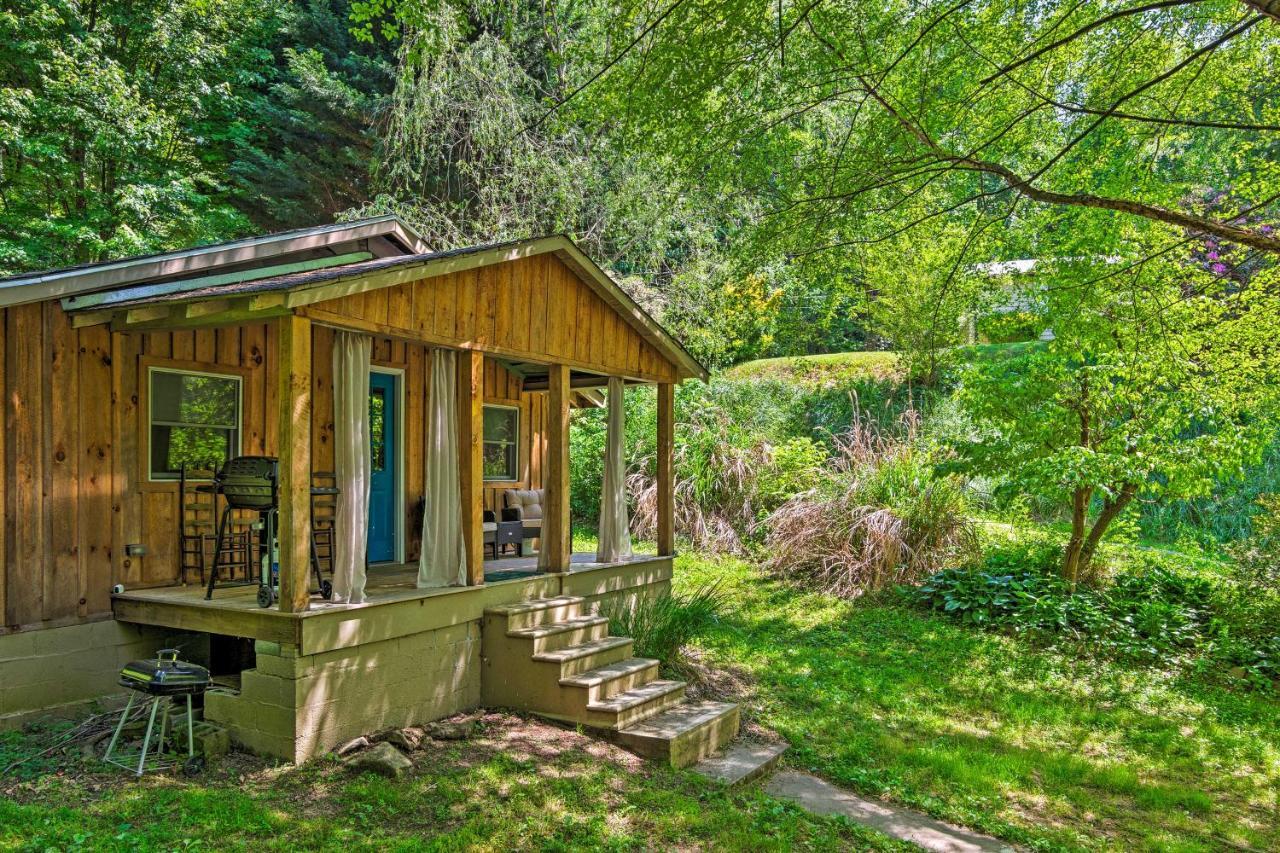 הוילה Cozy And Charming Asheville Cabin 5 Mi To Downtown! מראה חיצוני תמונה