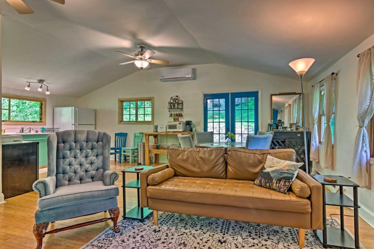 הוילה Cozy And Charming Asheville Cabin 5 Mi To Downtown! מראה חיצוני תמונה