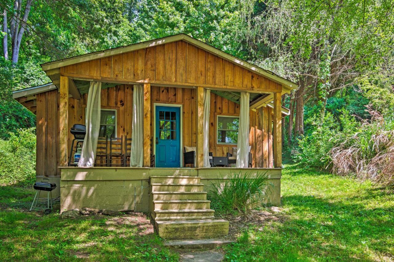 הוילה Cozy And Charming Asheville Cabin 5 Mi To Downtown! מראה חיצוני תמונה