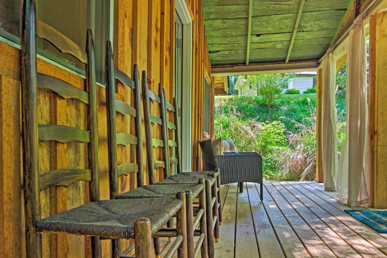 הוילה Cozy And Charming Asheville Cabin 5 Mi To Downtown! מראה חיצוני תמונה