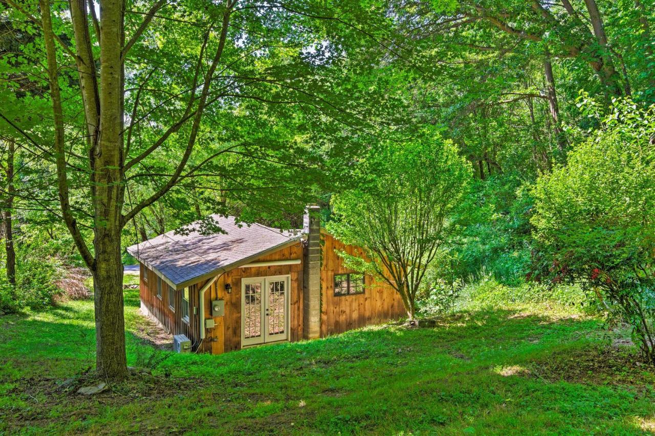 הוילה Cozy And Charming Asheville Cabin 5 Mi To Downtown! מראה חיצוני תמונה